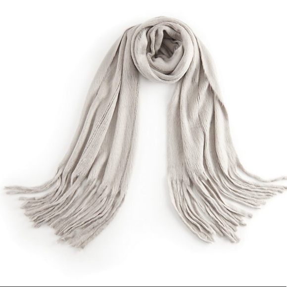 Lauren Conrad brushed fringe solid muffler scarf - Picture 2 of 3